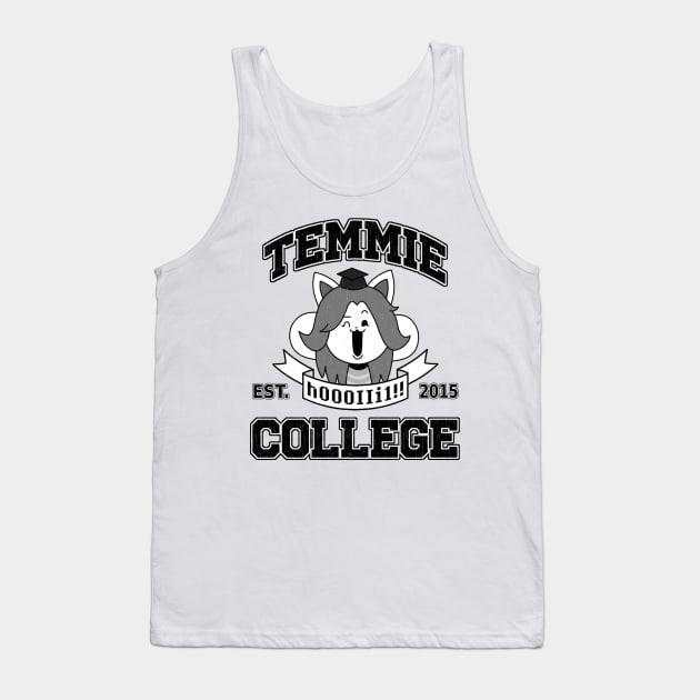 Temmie College Tank Top by watermelonium